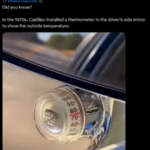 There Was a Time When a Thermometer in the Car Was a Luxury: How This Ingenious Invention Solved It in the Rearview Mirror