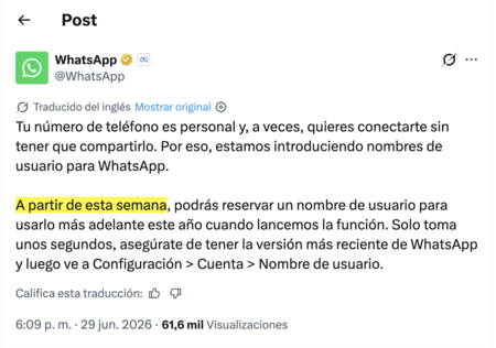Usernames Are Coming to WhatsApp: Reserve Yours Now