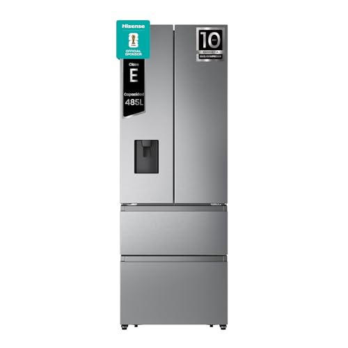 Hisense RF632N4WIE - No Frost Stainless Steel French Door Combi Refrigerator