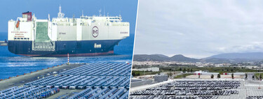 Chinese cars at European ports