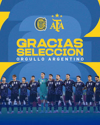 Rosario Central’s Post Congratulating the Argentine Team After the World Cup: The Photo Without Messi or Scaloni That Sparked Controversy