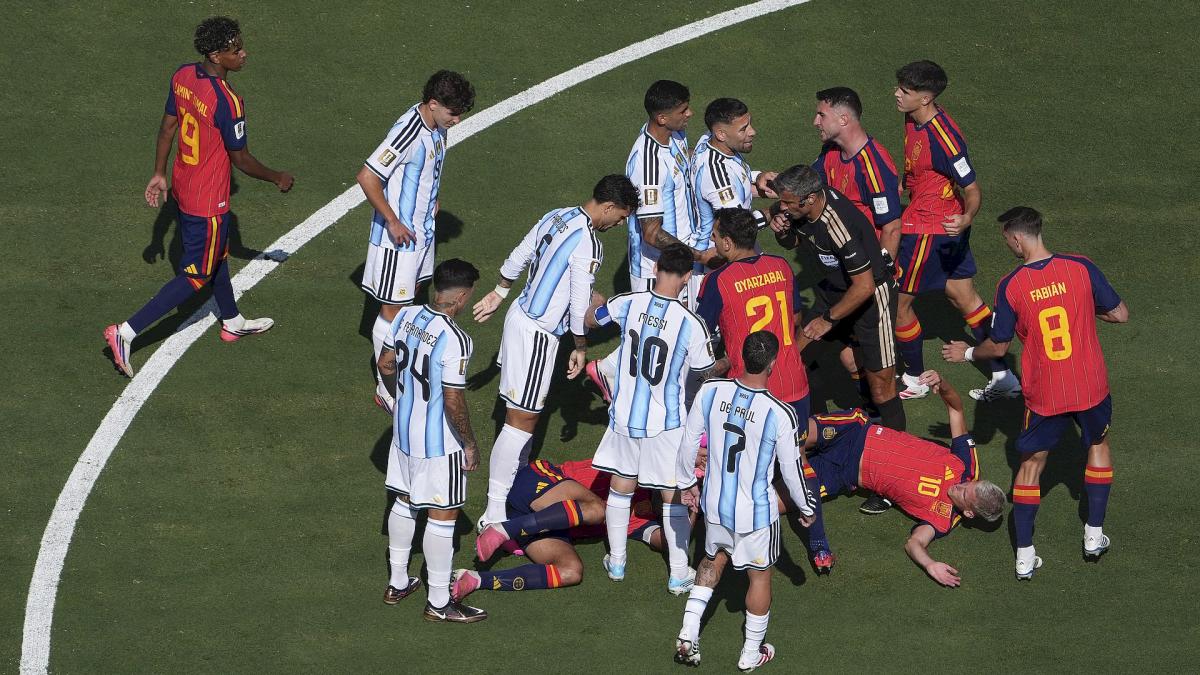 Argentinian Deputy Speaks Out After Hitting Dani Olmo