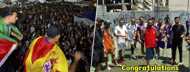 In the World Cup final, Palestine faced Israel, and Palestine emerged victorious 1-0.