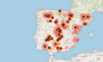 Live Monitoring of Forest Fire Evolution in Madrid and Castilla y León: Real-Time Map Updates