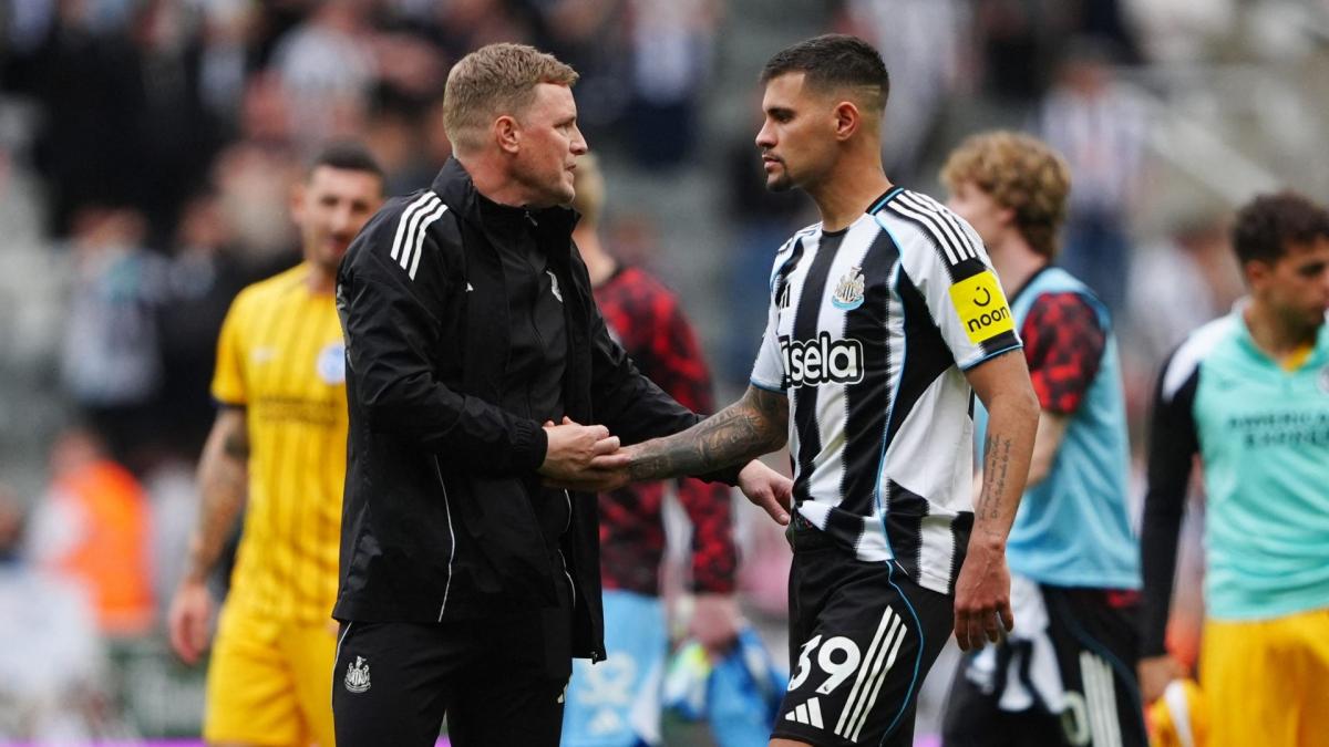 Newcastle: Eddie Howe Questions Bruno Guimarães’ Condition