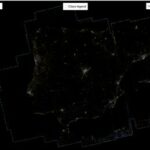 The Hidden Side of Energy Saving: Rural Spain Glows Blue at Night