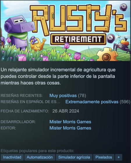 Rusty's Retirement gameplay