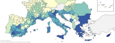 Heat and air conditioning disparities in Europe