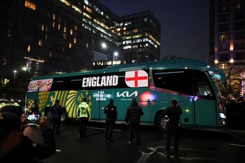 England Arrives at Their Hotel in Mexico: The Security Operation for the Three Lions