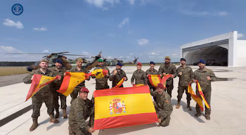Experiencing and Celebrating the World Cup Final from Ships at Sea and Bases in Slovakia and Djibouti During Spanish Military Deployments