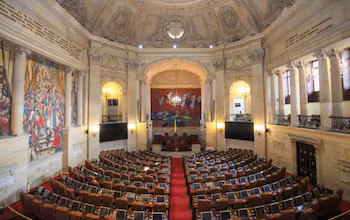 In this place the installation of the Congress of the Republic takes place in the new legislative year