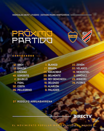 Lautaro Blanco’s Stunning Goal Leads Boca Juniors to 1-0 Victory Over Athletico Paranaense in First Public Friendly of the Arruabarrena Era