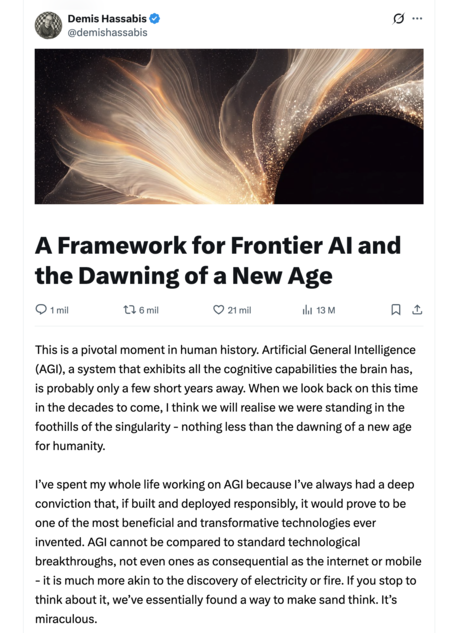 “No One Knows for Sure What Will Happen”: Demis Hassabis, Nobel Prize Winner, Warns of the Risks of Losing Control of AI