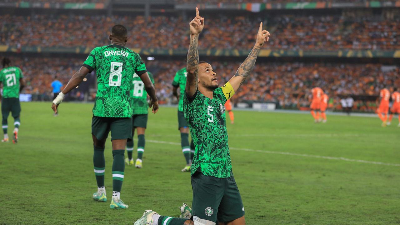 Beeld uit video: Geboren Haarlemmer Troost-Ekong scoort in Afrika Cup-finale voor Nigeria