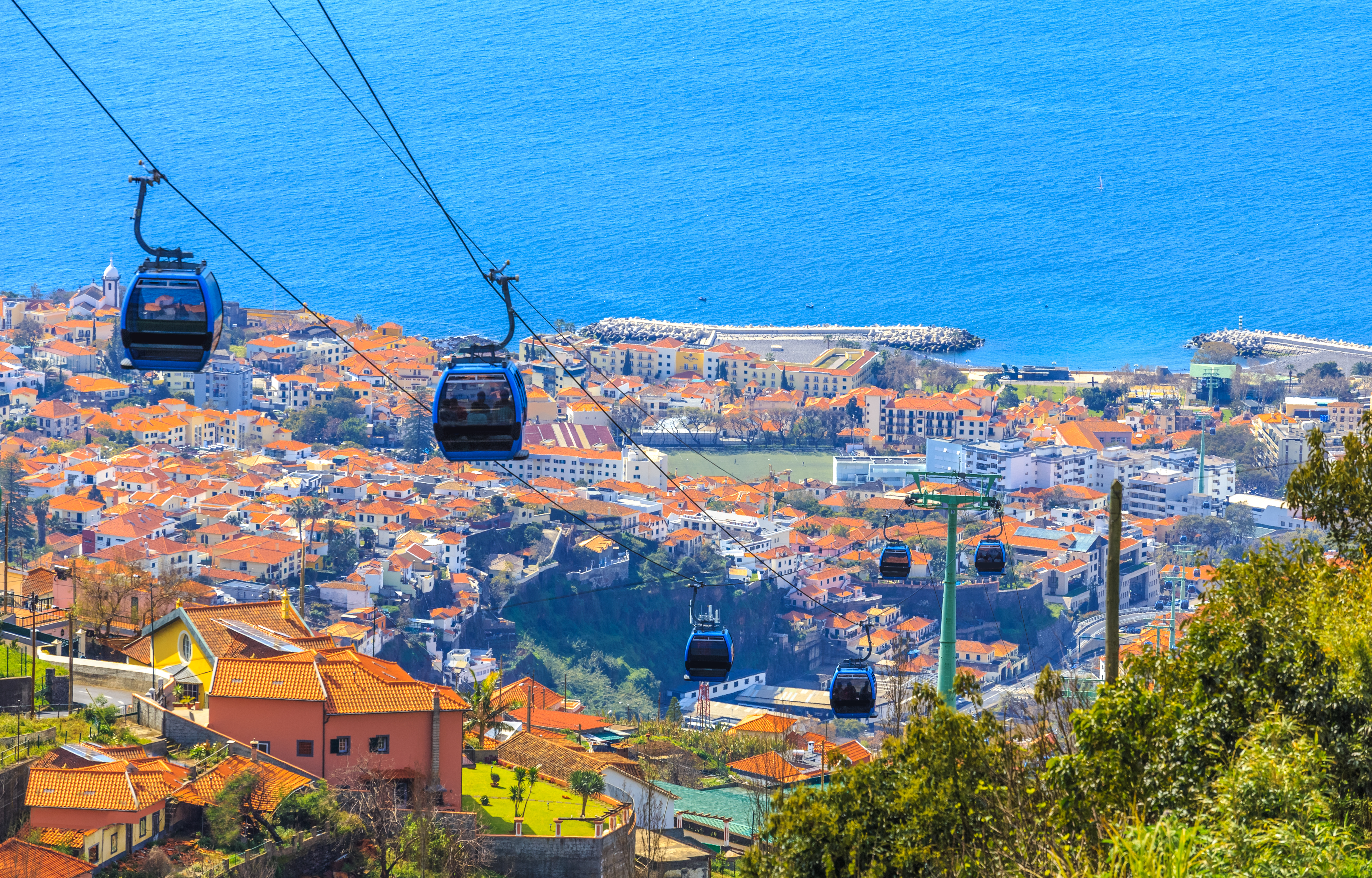 El teleférico de Funchal cuesta 12,5€ por trayecto.