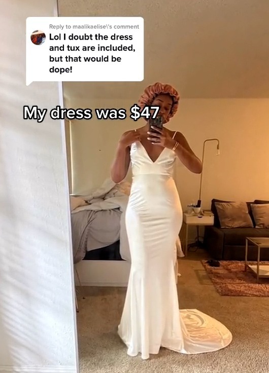 La gente decía que ella hizo que el vestido pareciera 'un millón de dólares'