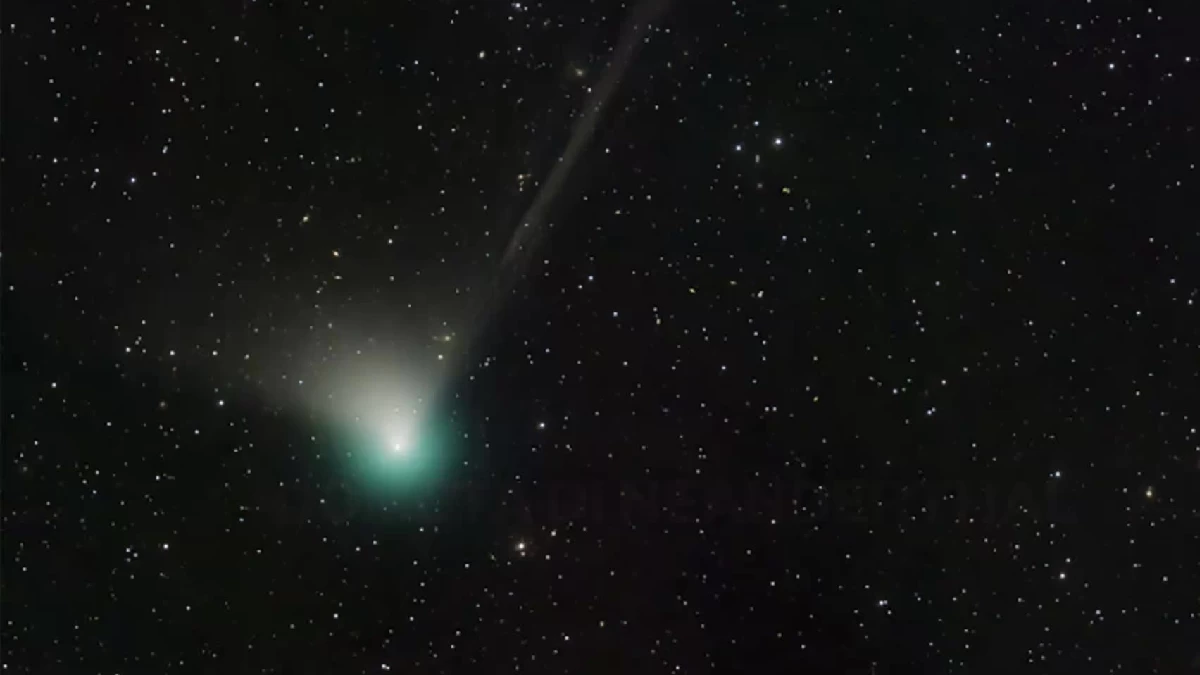 El raro cometa verde 
