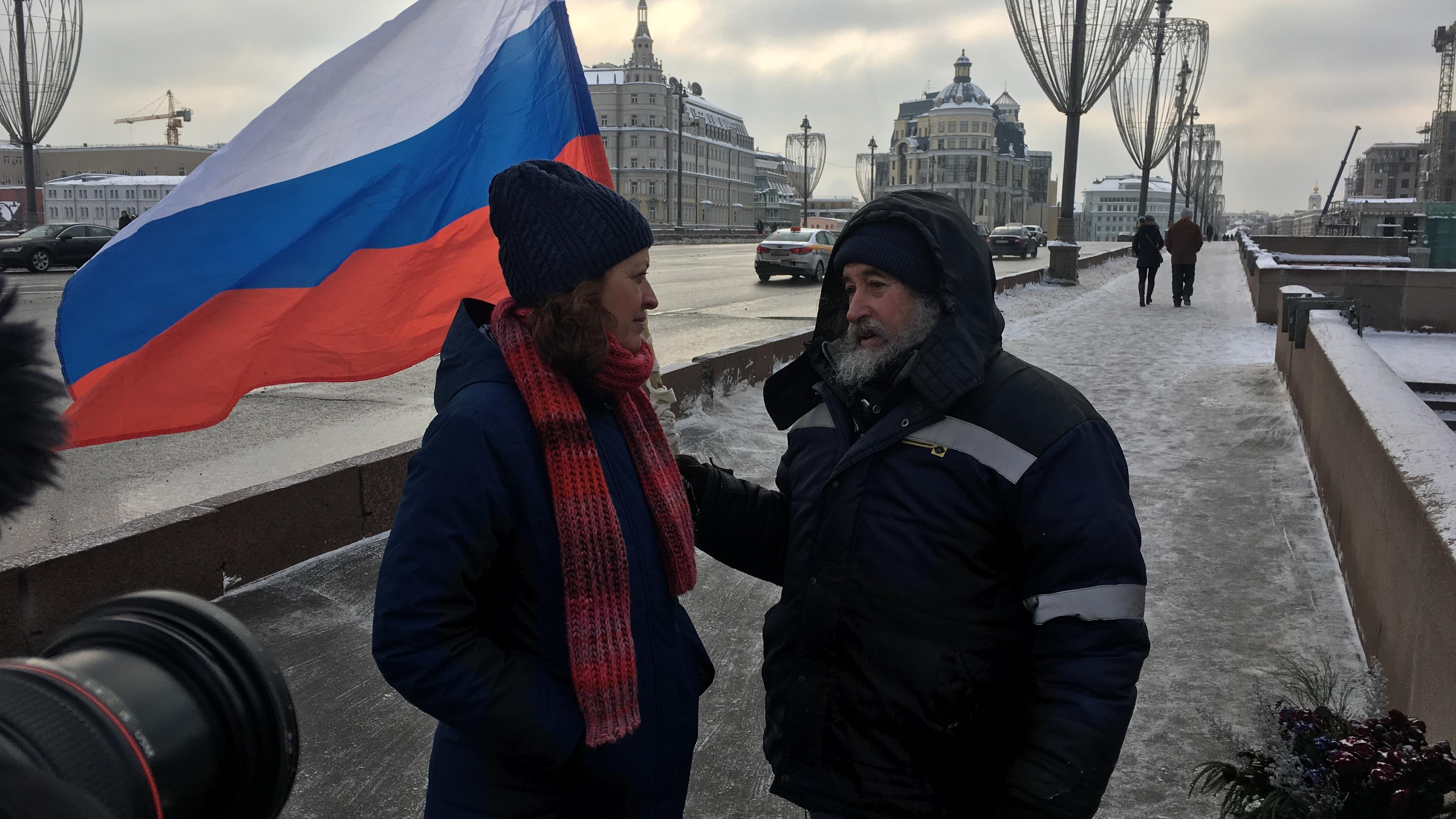 Antje Pieper en Moscú el 20 de febrero de 2018