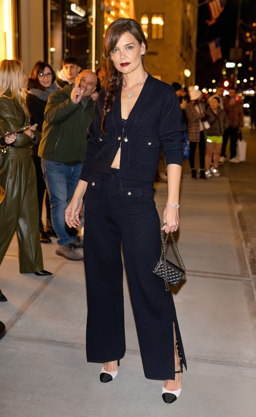 Katie Holmes CHANEL Cena Relojes y joyería fina Inauguración de la boutique insignia de la Quinta Avenida en 2024