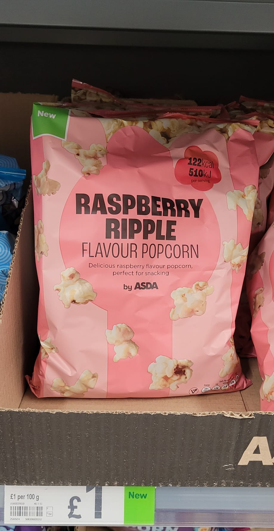 Los amantes de los dulces ahora pueden disfrutar del sabor 'Raspberry Ripple' del favorito de las noches de cine.