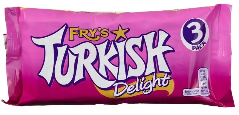 Un paquete triple de delicias turcas de Fry ahora cuesta £ 1, en B&M