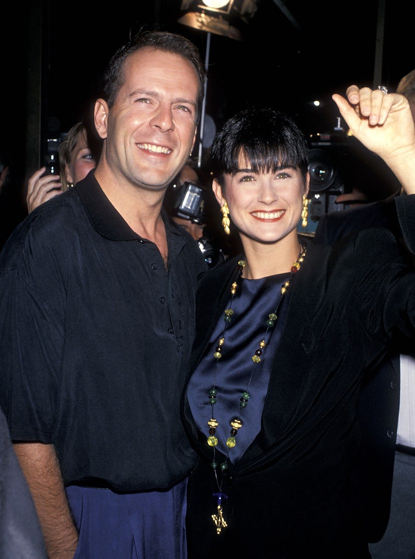 Demi Moore y Bruce Willis 1989