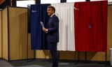 Macron emitirá su voto el domingo en la localidad costera norteña de Le Touquet.  Foto Hannah McKay/EPA 