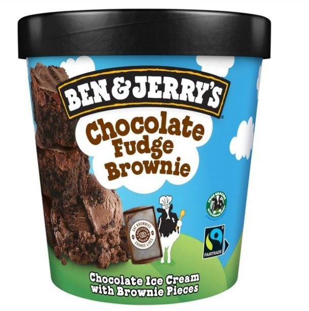 El sabor es una versión del helado de brownie y chocolate de Ben & Jerry's, pero es una fracción del precio.