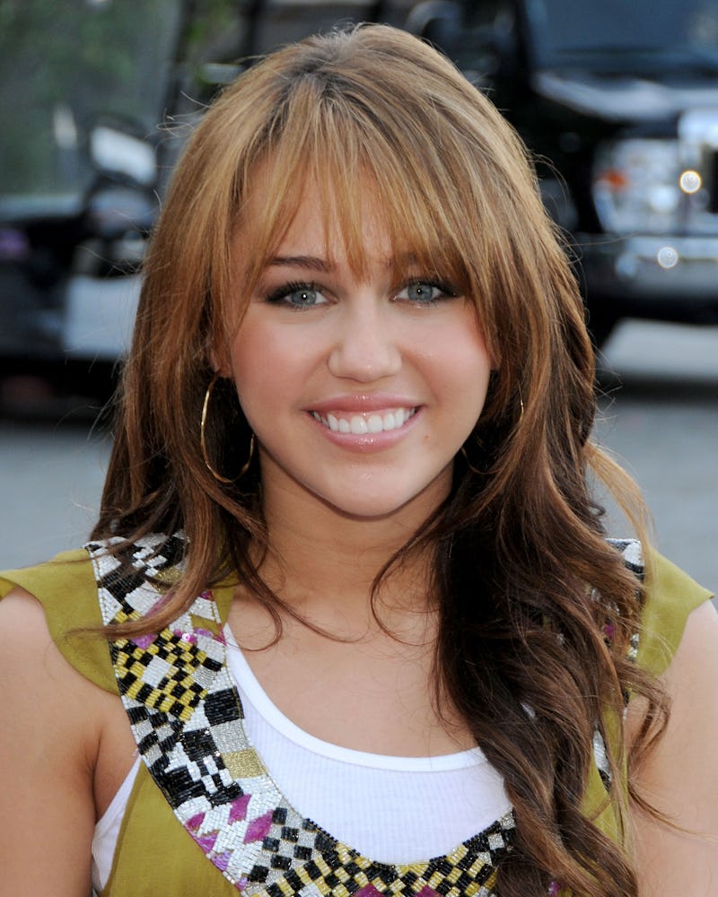 Miley Cyrus se flequillo en 2009