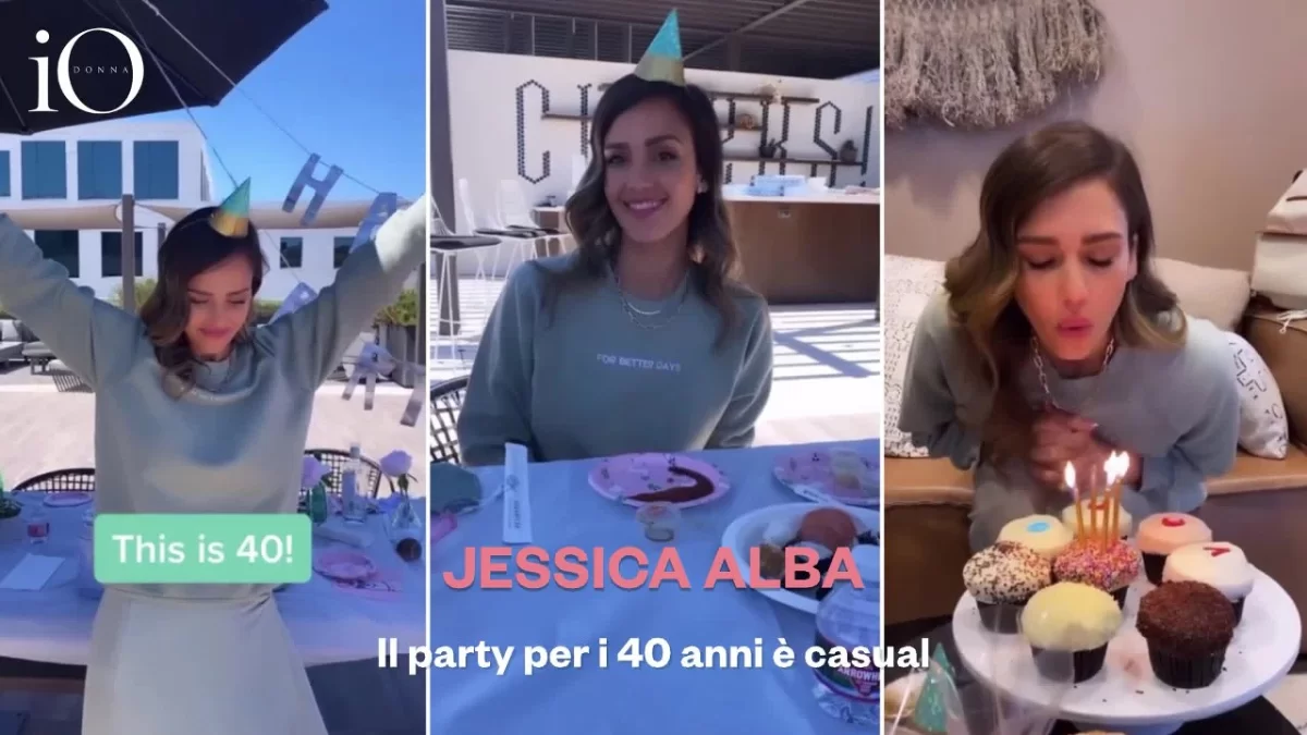 Jessica Alba, la fiesta de cumpleaños número 40 es casual