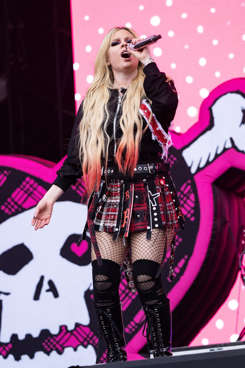 Avril Lavigne en el Festival de Glastonbury