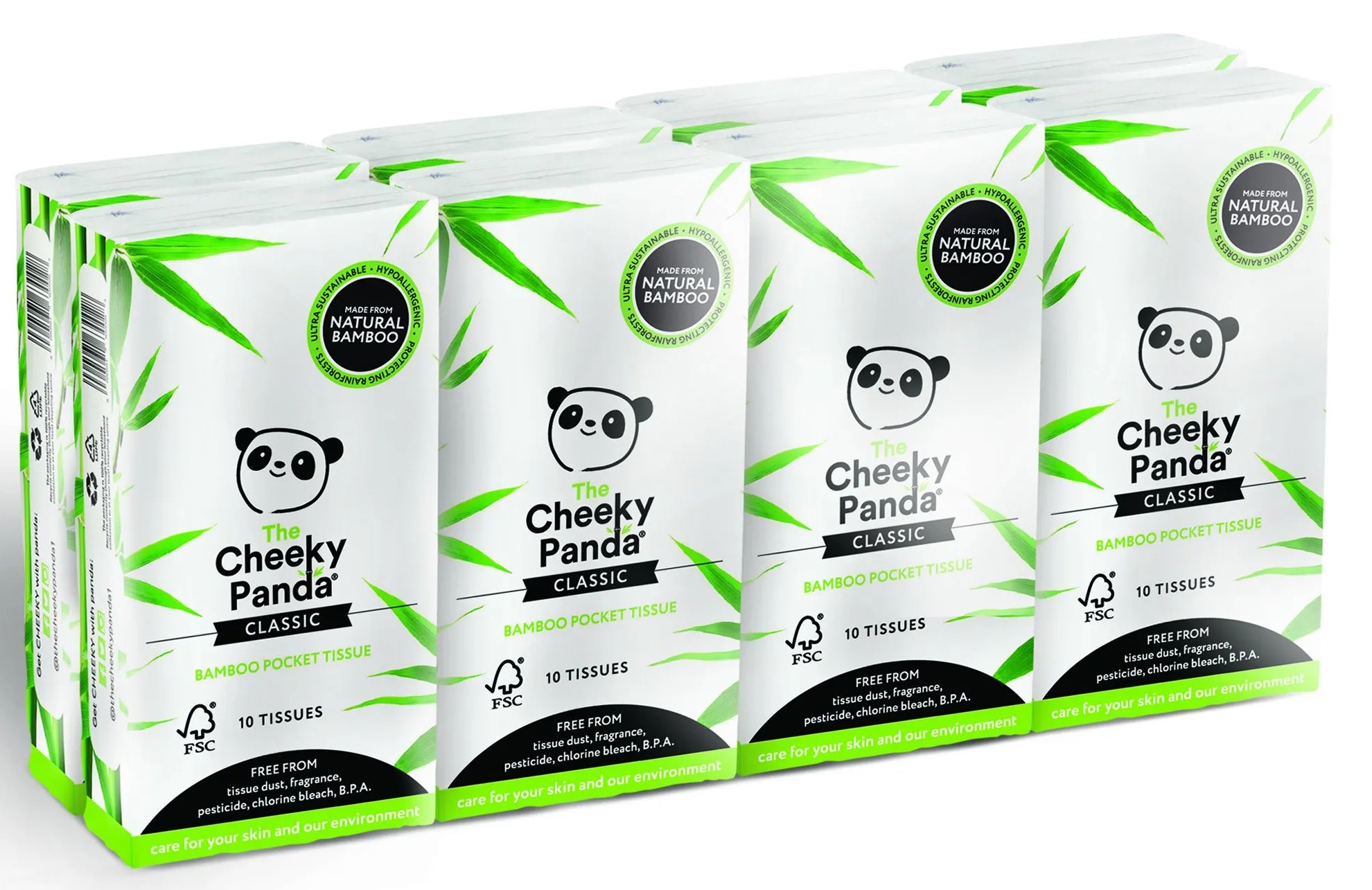 La caja de pañuelos Cheeky Panda se vende por unos escasos 47 peniques.