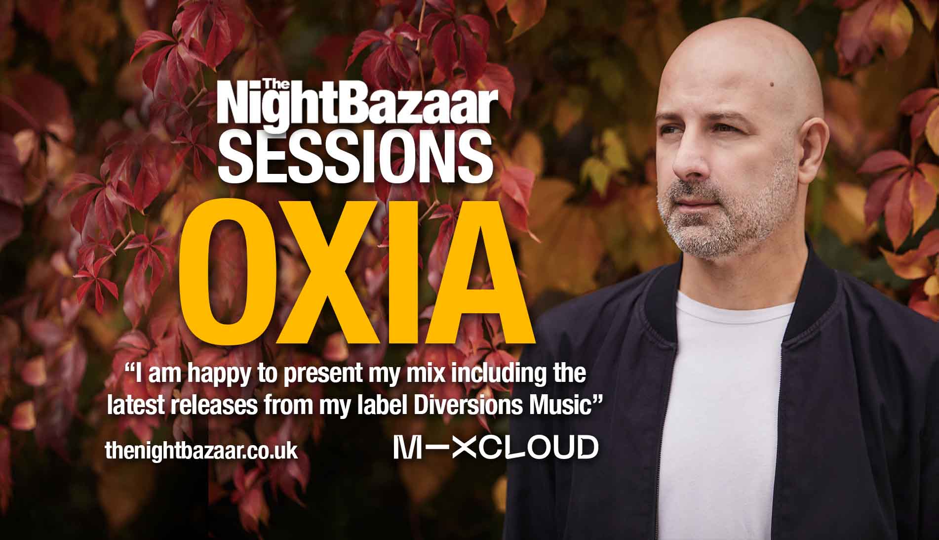 Haz clic o toca la imagen para dirigirte a The Night Bazaar en Mixcloud y escuchar la mezcla de OXIA.
