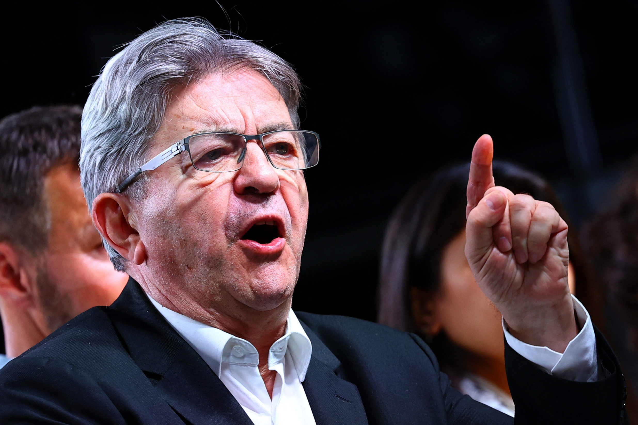 Jean-Luc Melenchon, líder del partido de oposición de extrema izquierda francés