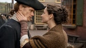Outlander Temporada 8: Caitriona Balfe como Claire y Sam Heughan como Jamie