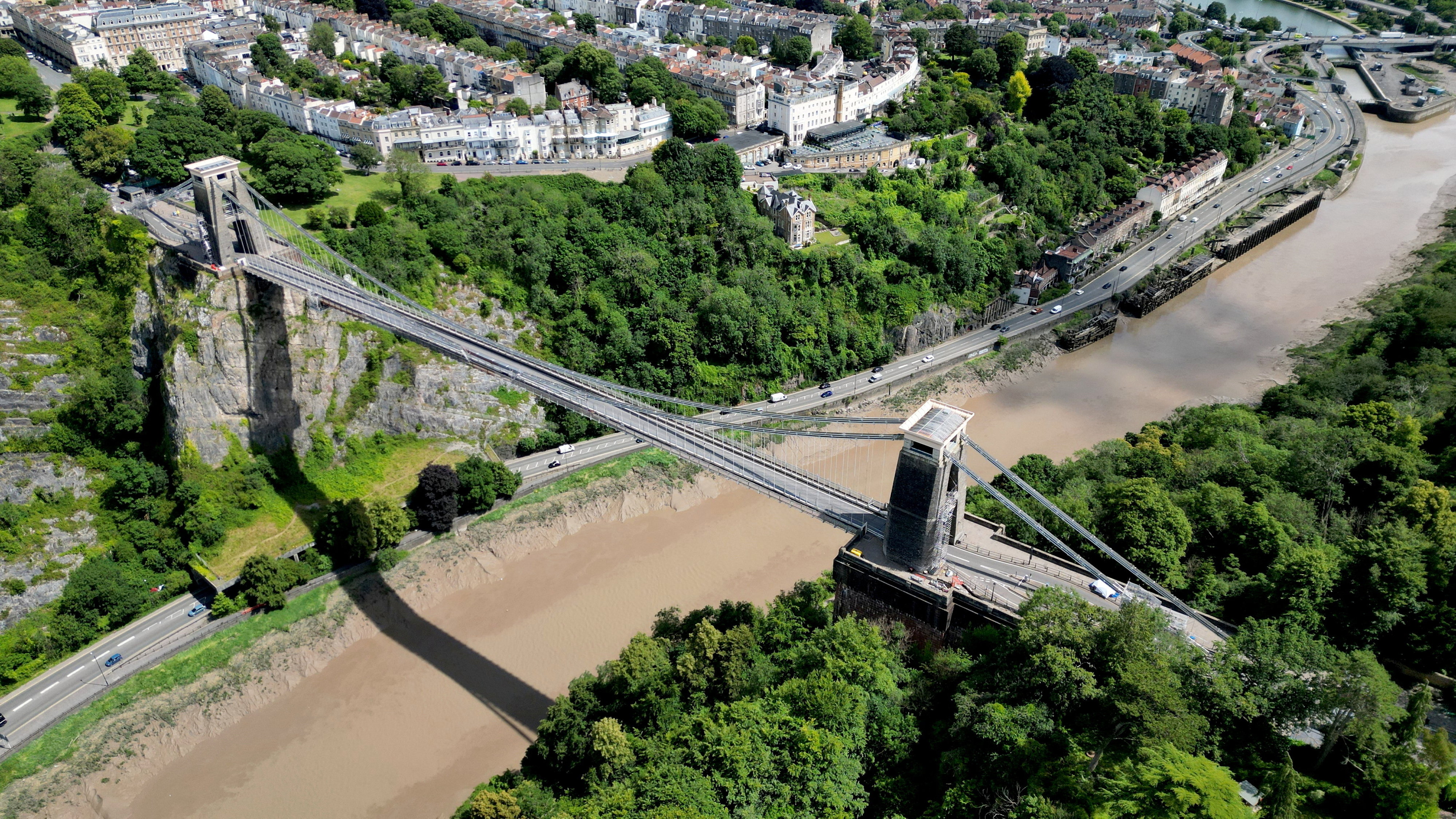 El monumento de Bristol ha sido cerrado al tráfico.