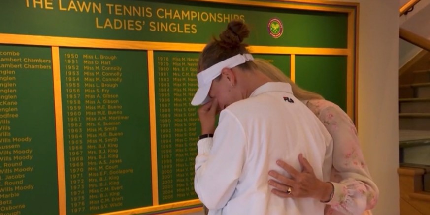 El nuevo campeón de Wimbledon rompió a llorar