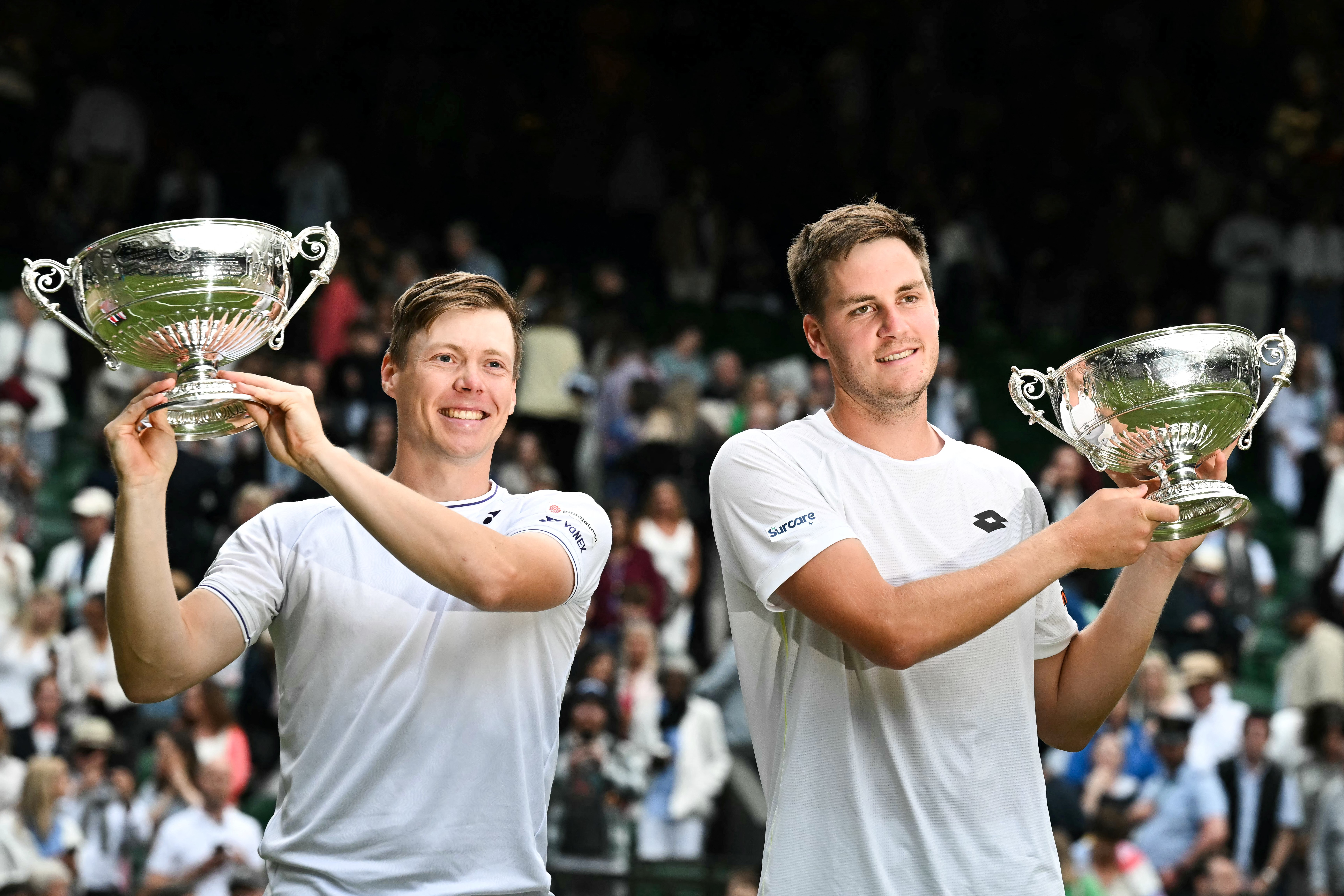 La estrella finlandesa, de 35 años, ganó los dobles masculinos junto al británico Henry Patten.