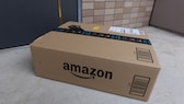 Paquete de Amazon en la puerta.