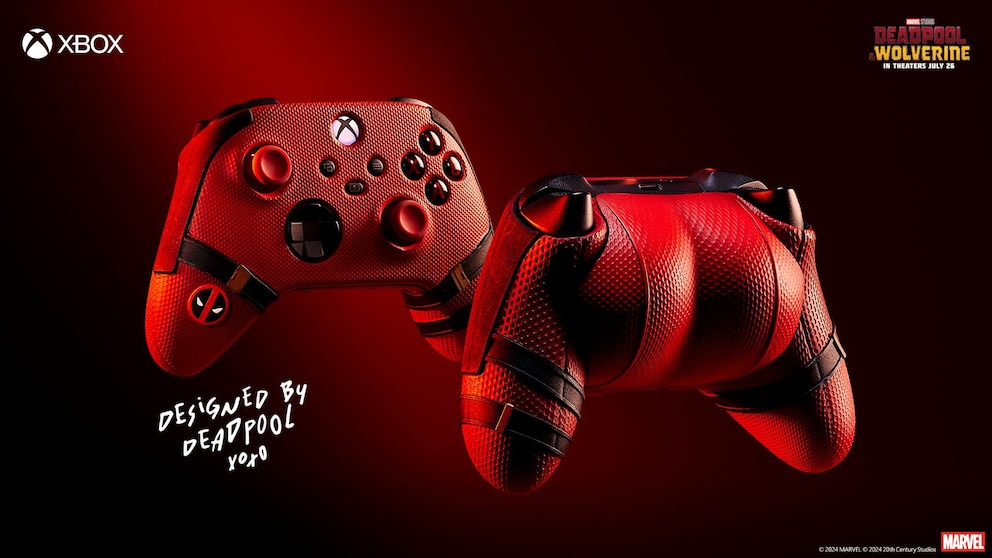 El elegante mando de Xbox “diseñado por Deadpool”