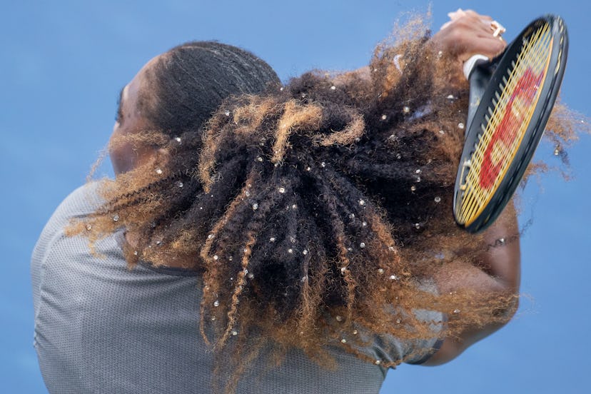 Cristales para el pelo de Serena Williams en el US Open 2022