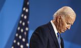 El presidente estadounidense Joe Biden durante la cumbre de la OTAN en julio.