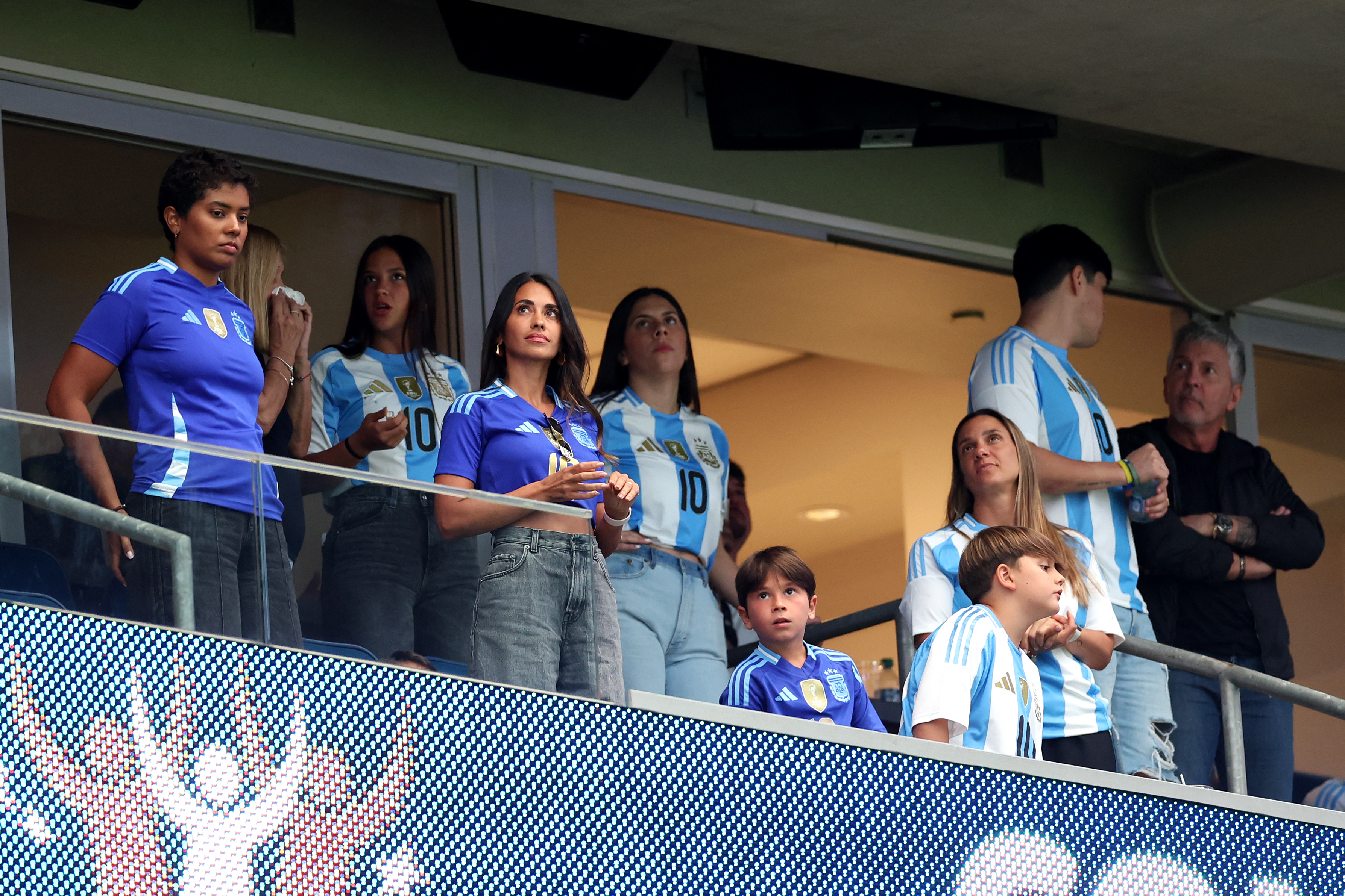 Antonela había estado apoyando a Messi en la Copa América