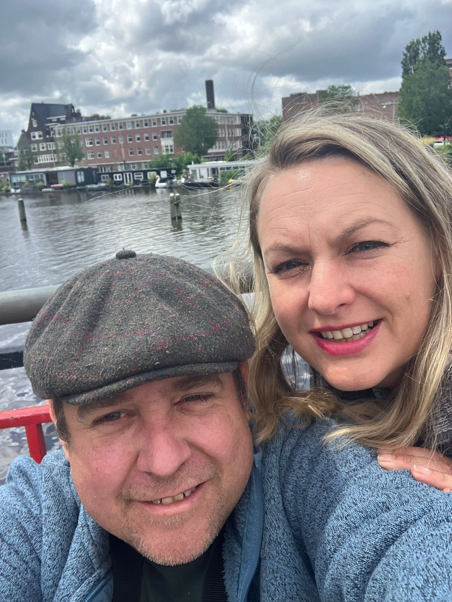 Ella y su pareja Paul disfrutaron recientemente de unas vacaciones en Ámsterdam.