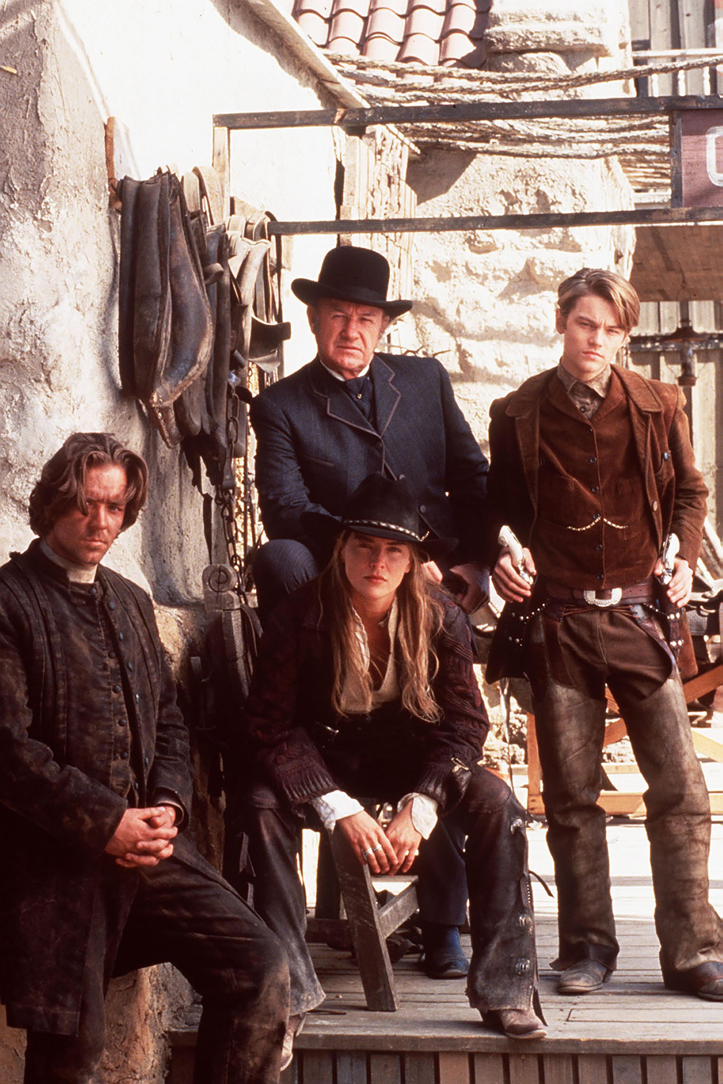 Rápida y muerta, protagonizada por un joven Leonardo DiCaprio y Russell Crowe, y coproducida por Sharon en 1995