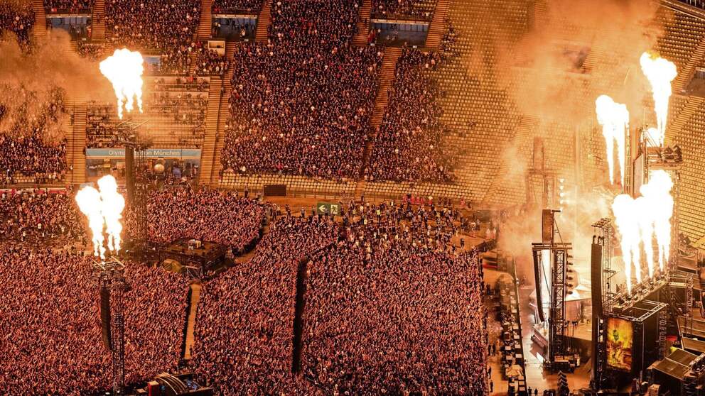 Rammstein es considerada una de las bandas en vivo más espectaculares del mundo.