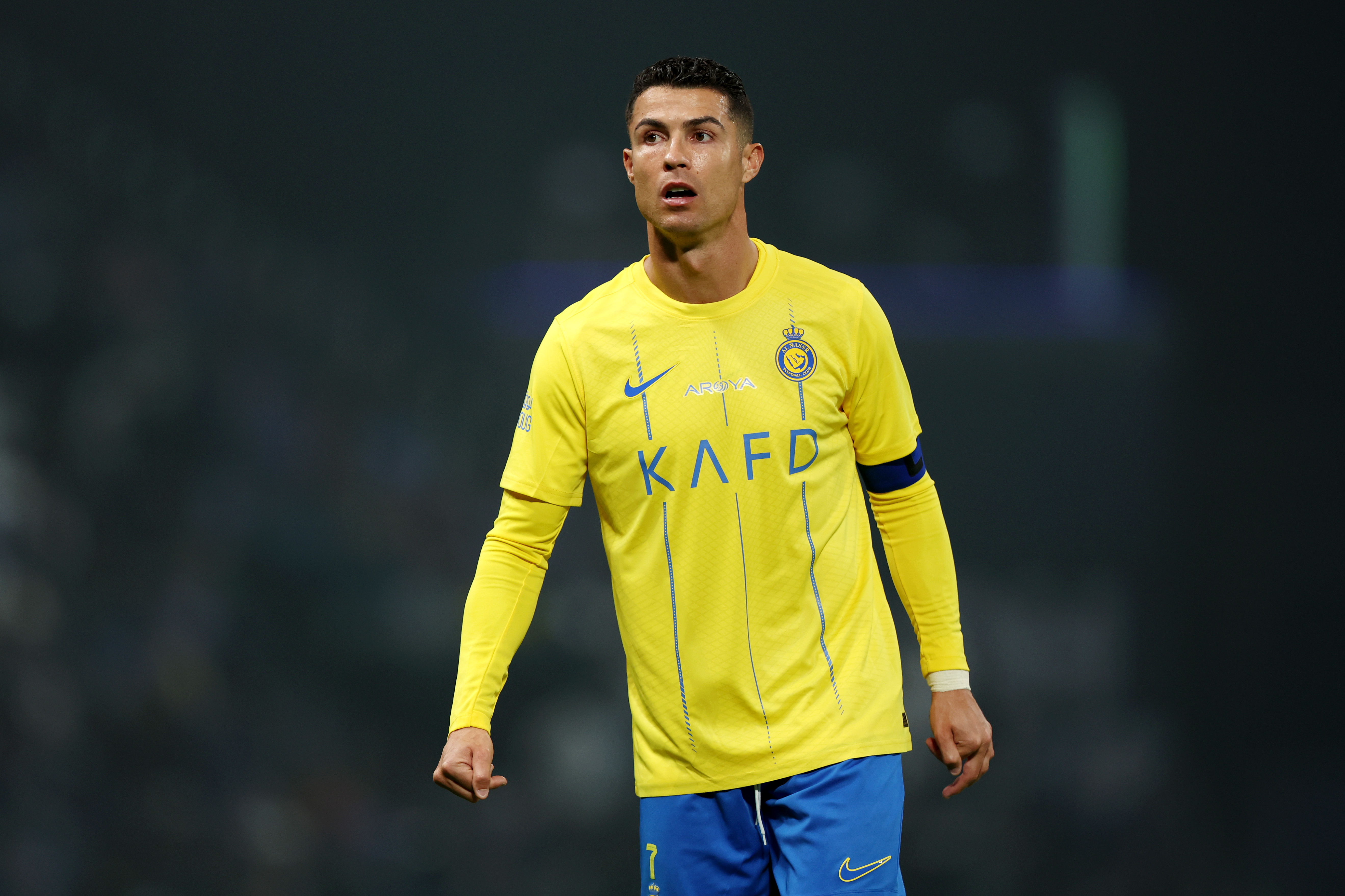 Ronaldo actualmente juega en el club saudí Al-Nassr