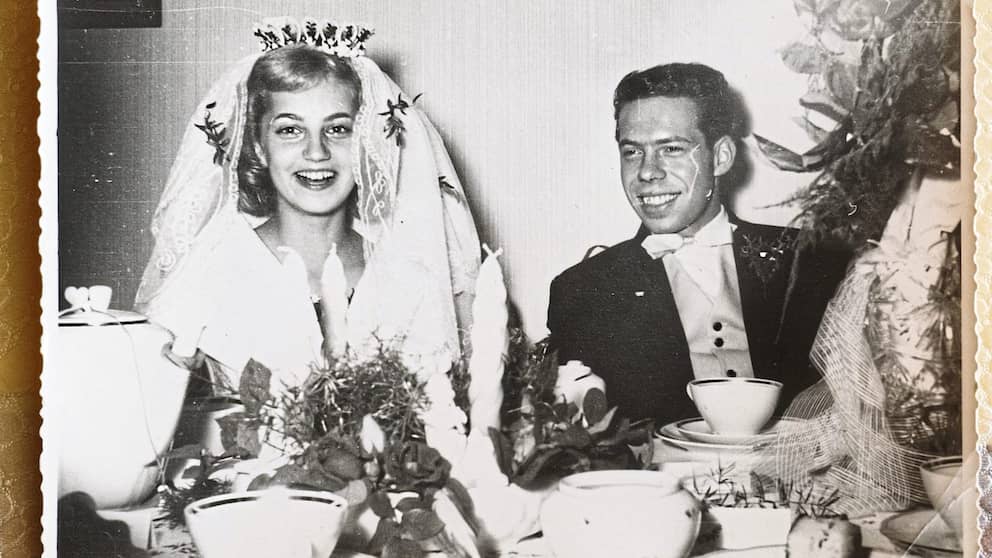 En 1959 sonaron las campanas de boda para Angelika y Helmut Menz de Neukölln.