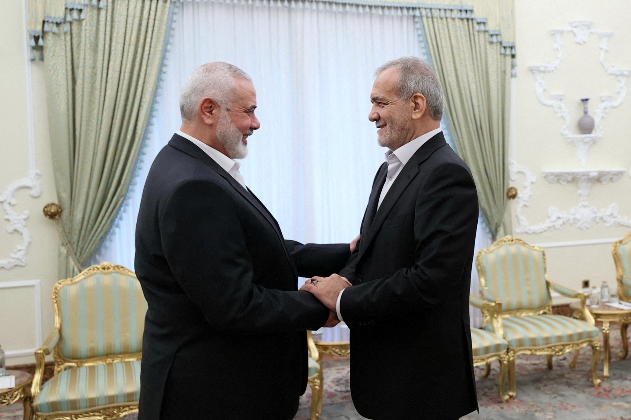 Haniyeh estuvo en Teherán para asistir a la ceremonia de juramentación del presidente iraní Masoud Pezeshkian.