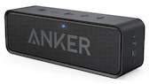 Foto de producto de un altavoz soundcore portátil de Anker.